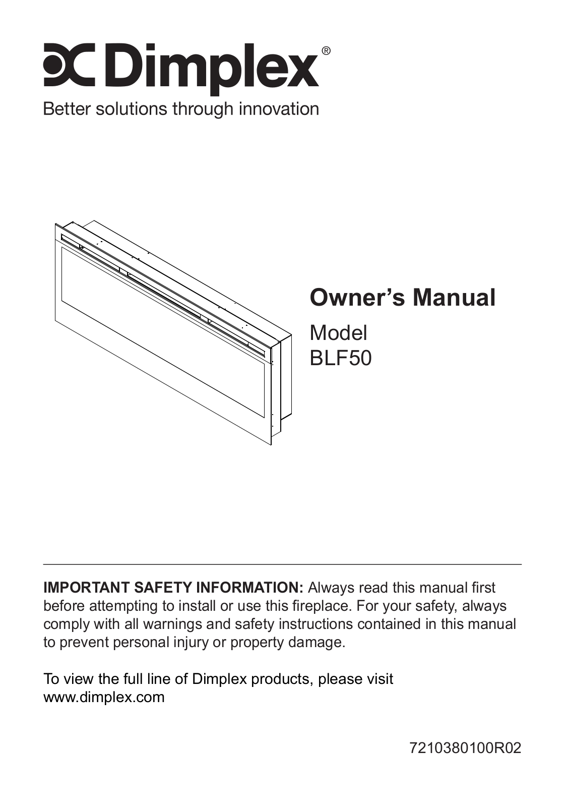 Dimplex BLF50 User Manual