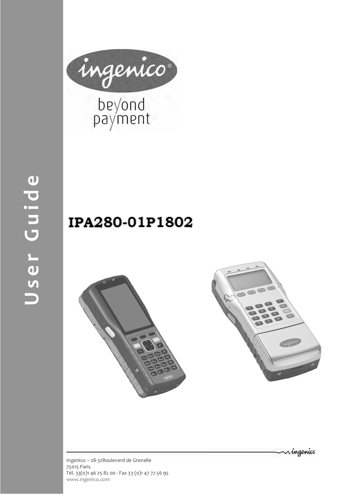 INGENICO IPA280NEWMODEM User Manual