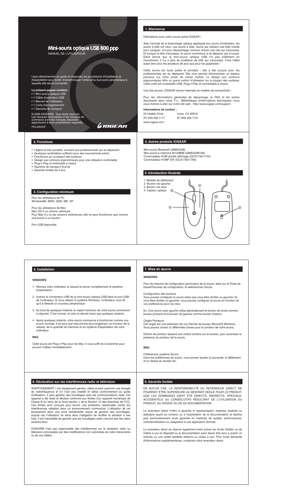 Iogear GME222A User Manual