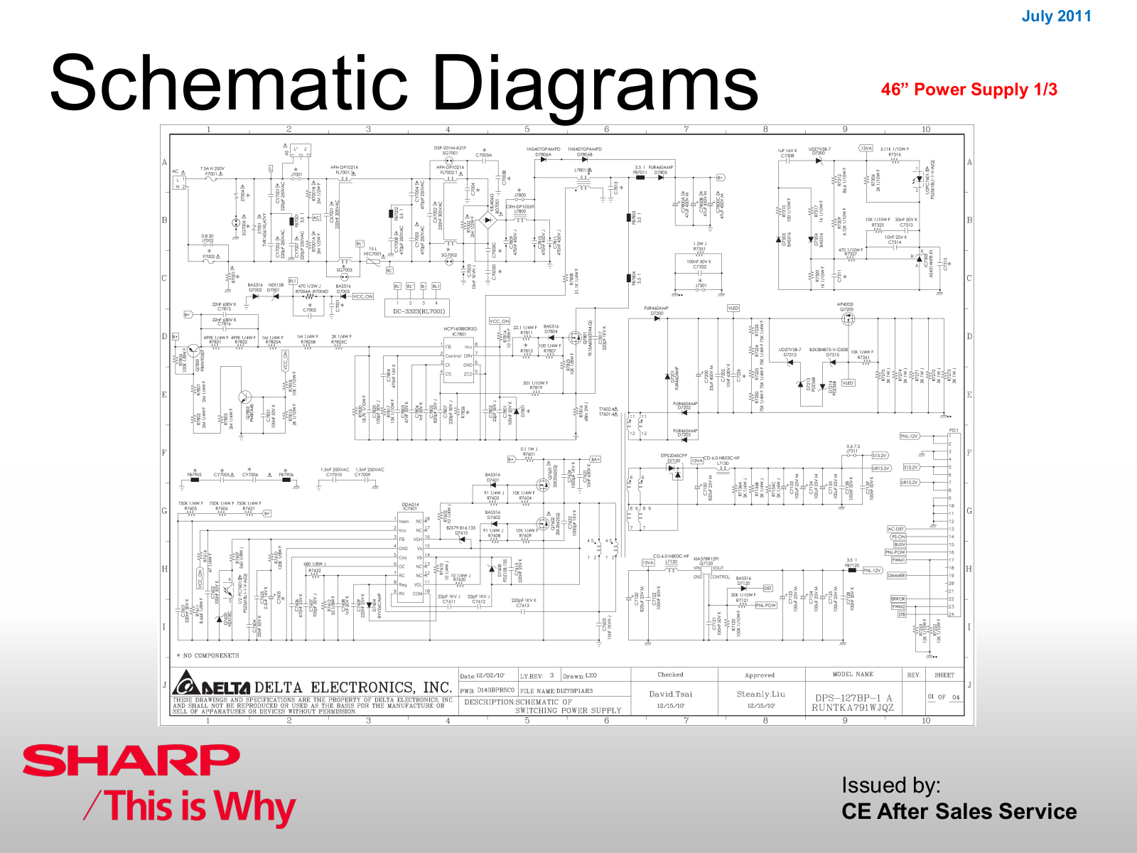 Delta DPS-127BP Schematic