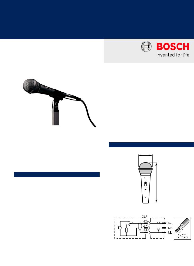 Bosch LBC2900-20, LBC2900-15 Specsheet