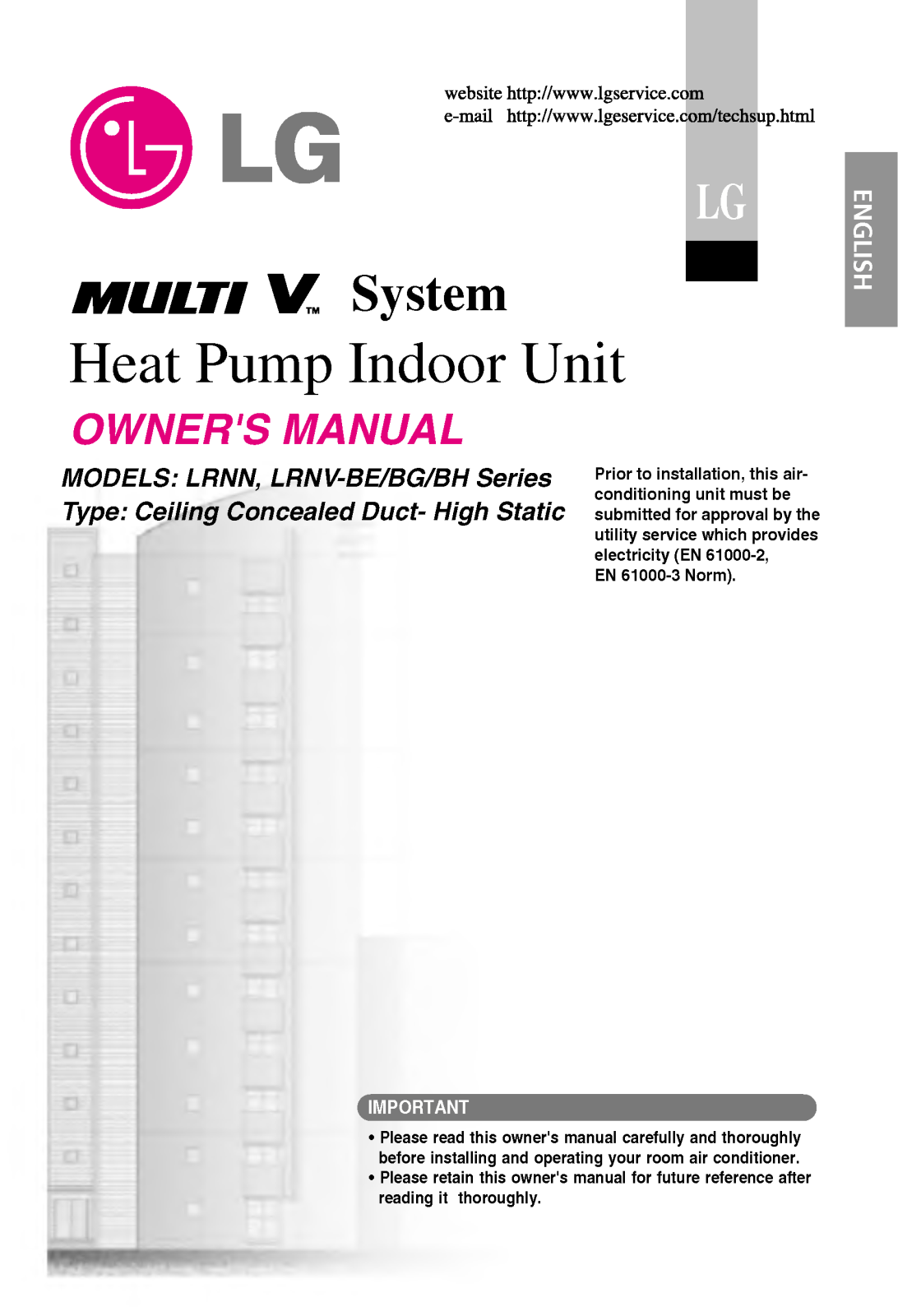 LG LRNN186BHA0, LRNN246BHA0 User Manual