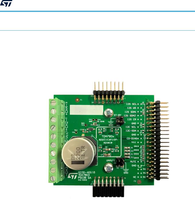 STMicroelectronics TDA7803A, TDA7808 User Manual