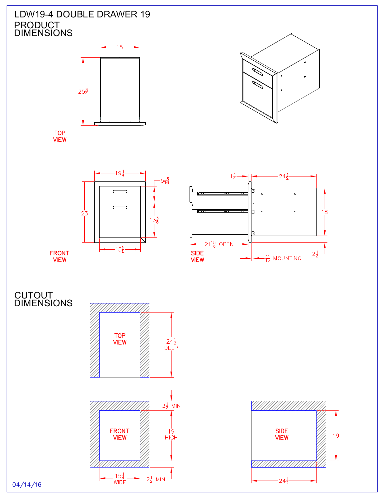 Lynx LDW19-4 User Manual