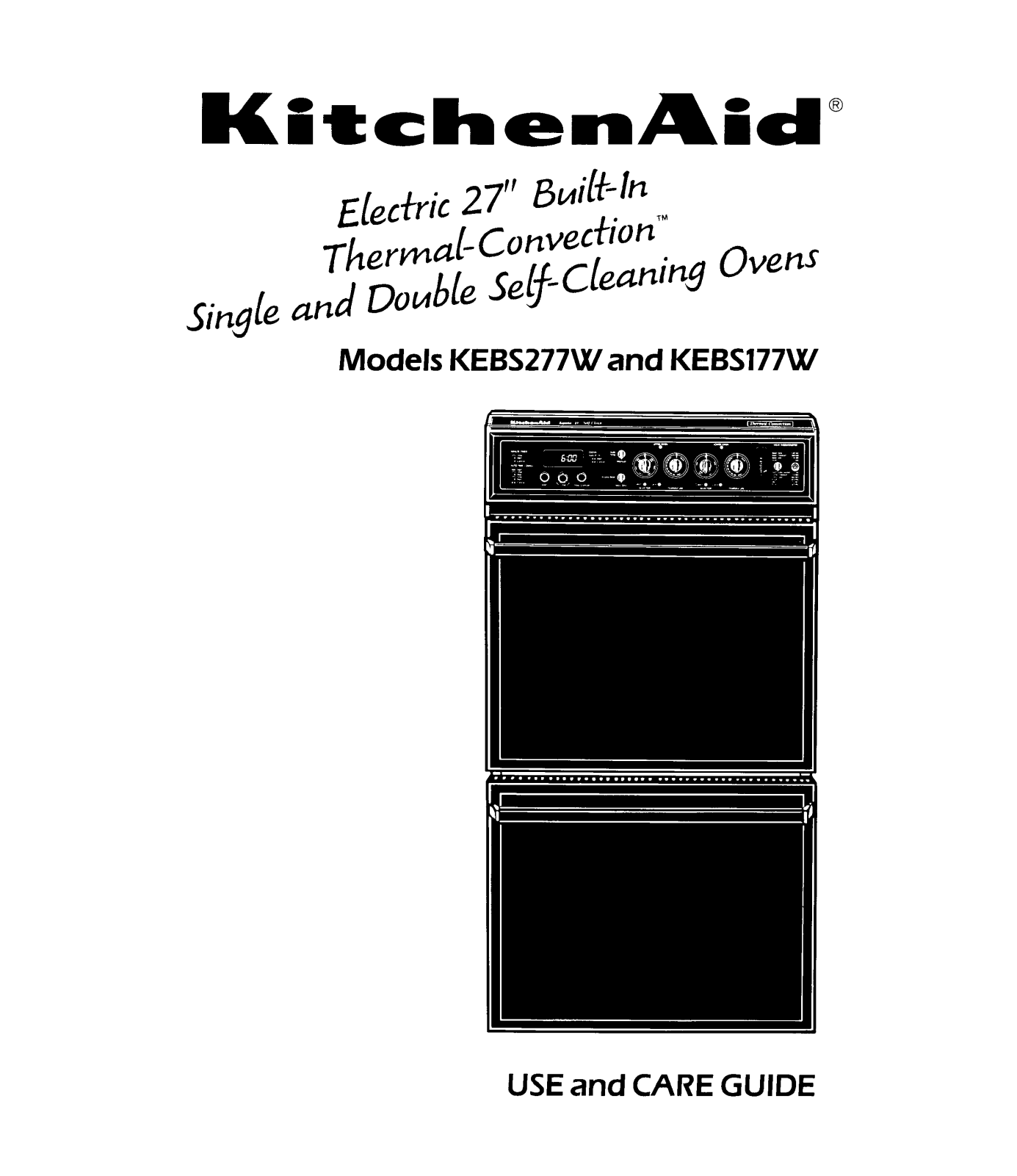 KitchenAid KEBS277W, KEBS177W User Manual