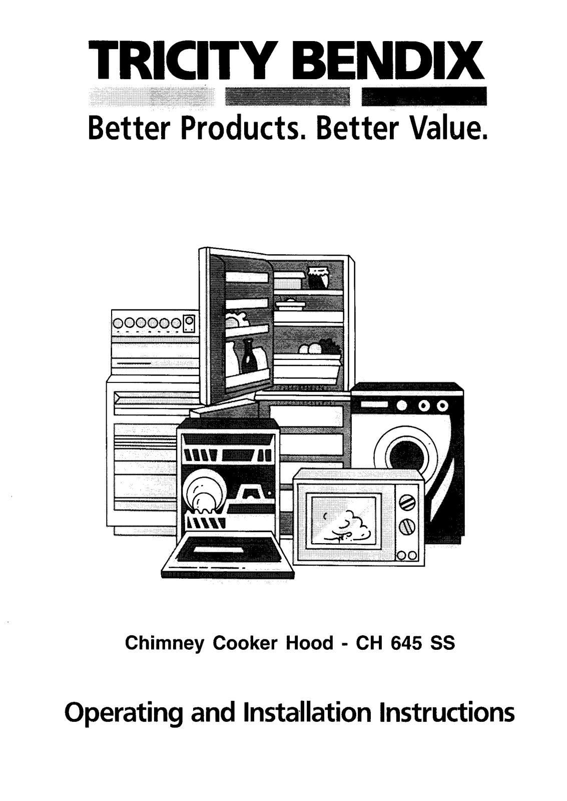 tricity bendix CH645SS User Manual