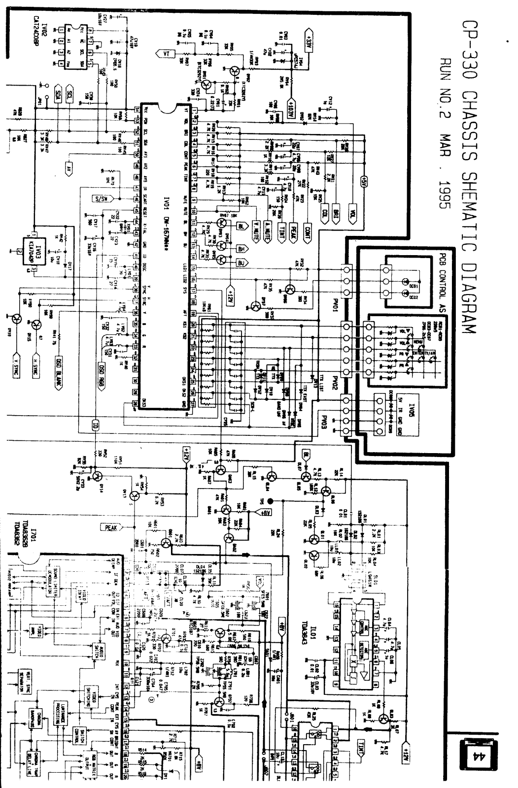 Daewoo CP-330 Schematic