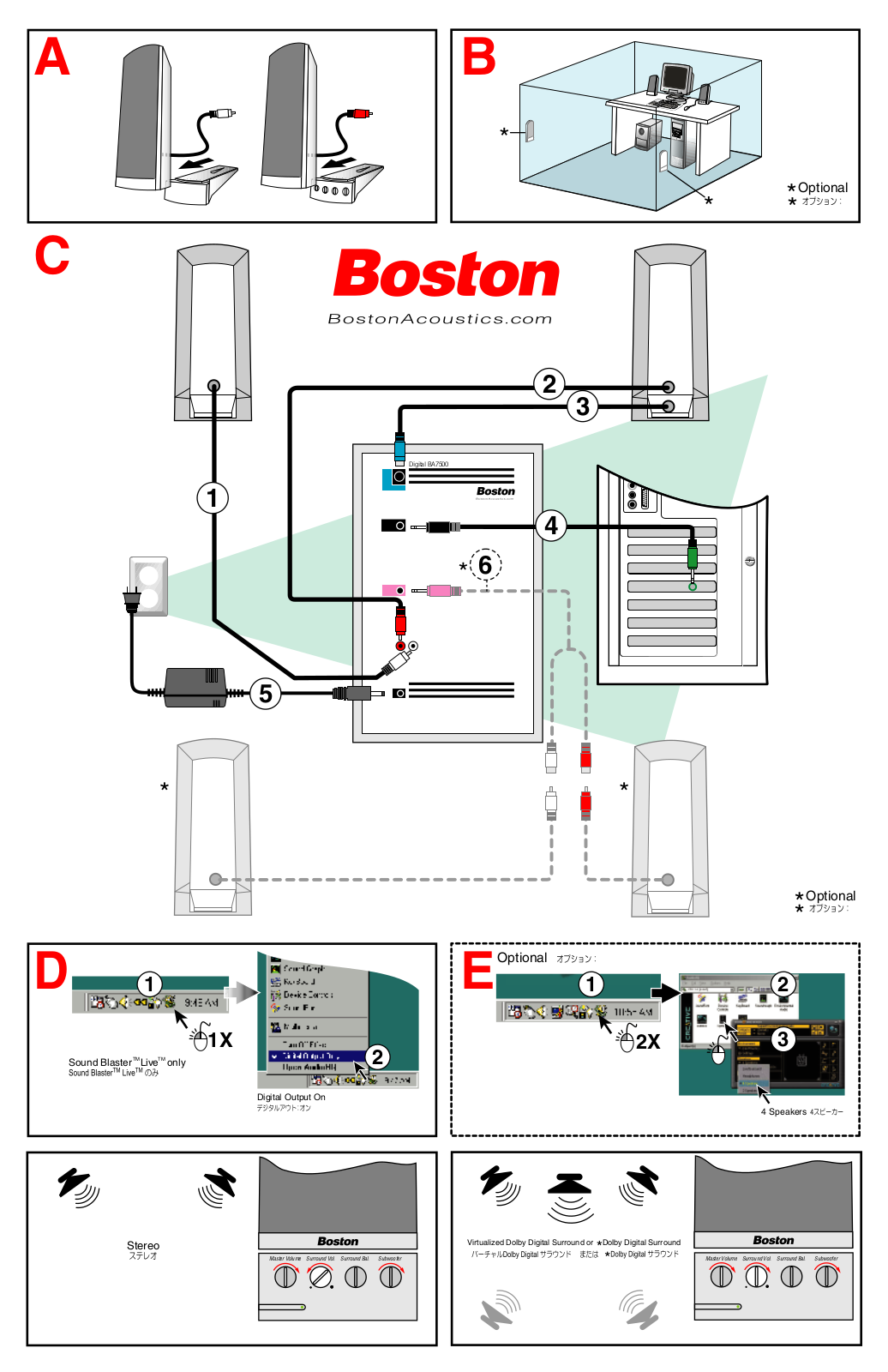 Boston Acoustics Gateway BA7500G User's Manual