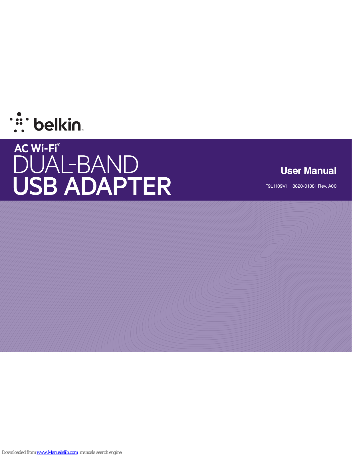 Belkin 8820-01381 Rev. A00 User Manual