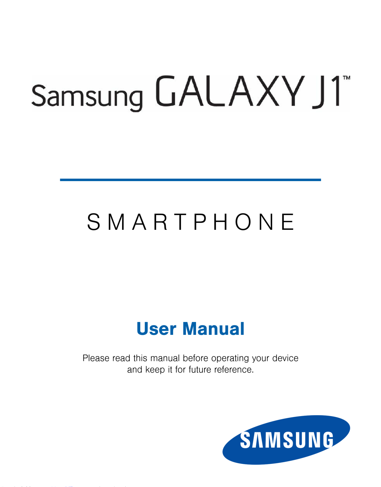 Samsung J1 User Manual