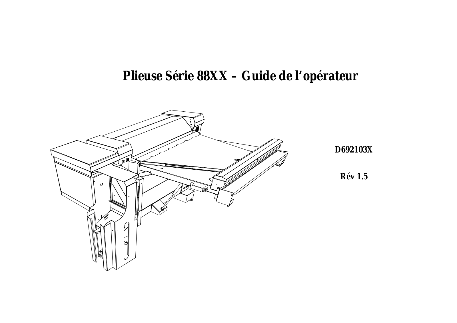 Xerox 8855, 8825, 8830 Operator's Guide