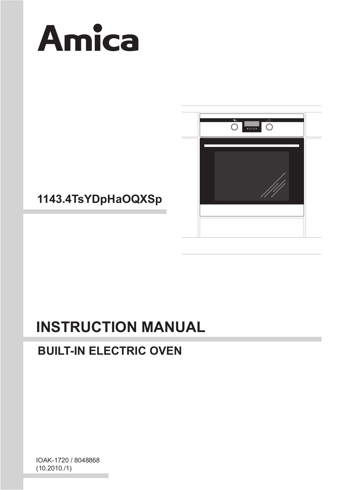 AMICA 1143.4TsYDX EN User Manual