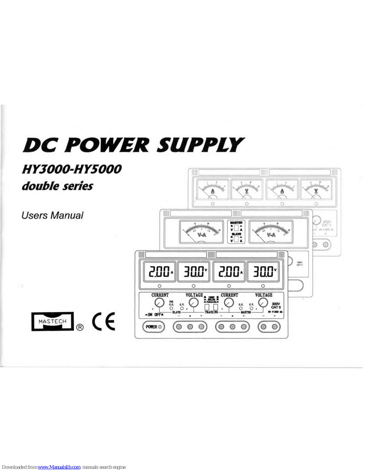 Mastech HY3000, HY5000 User Manual