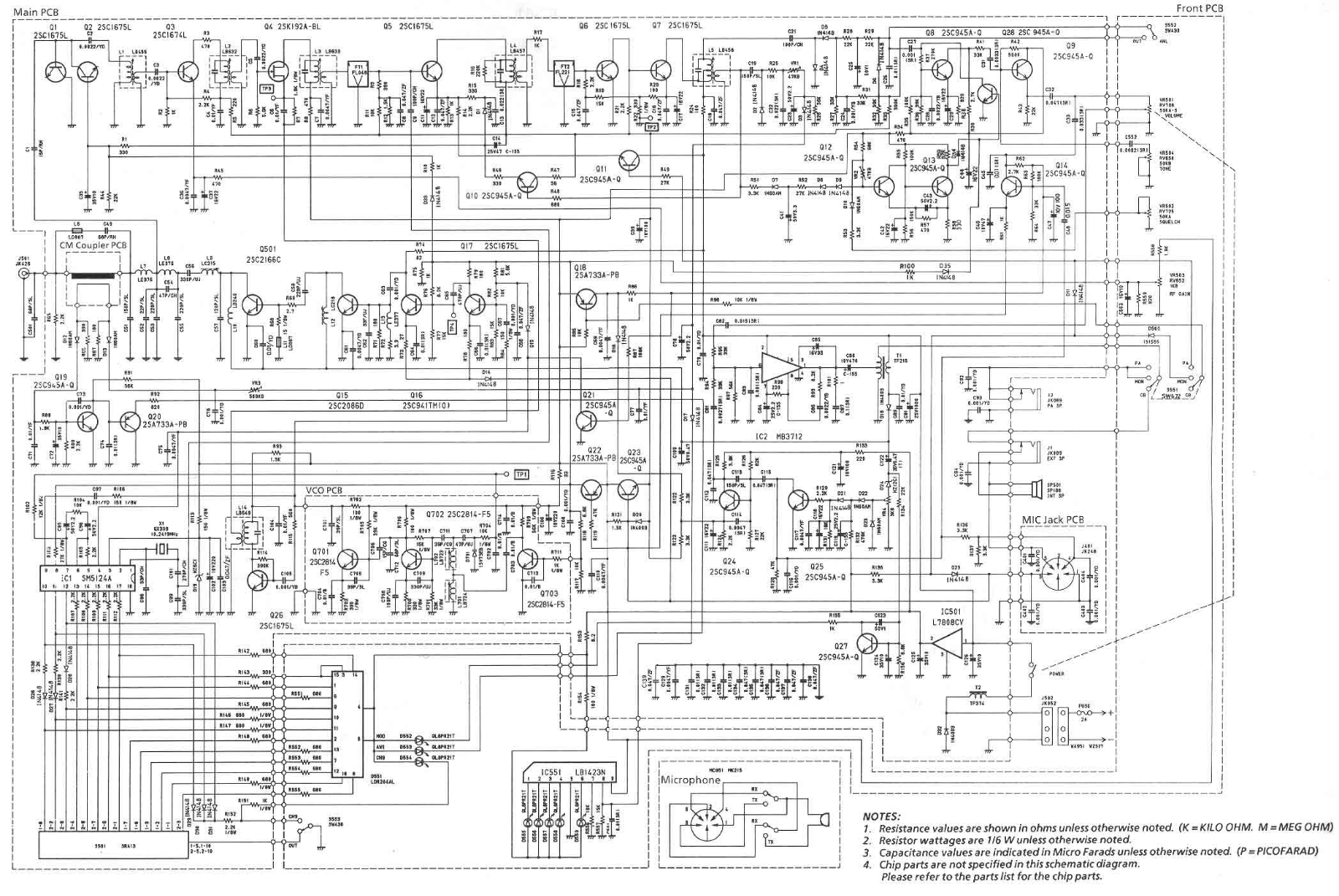 Realistic   RadioShack TRC-435 Schematic