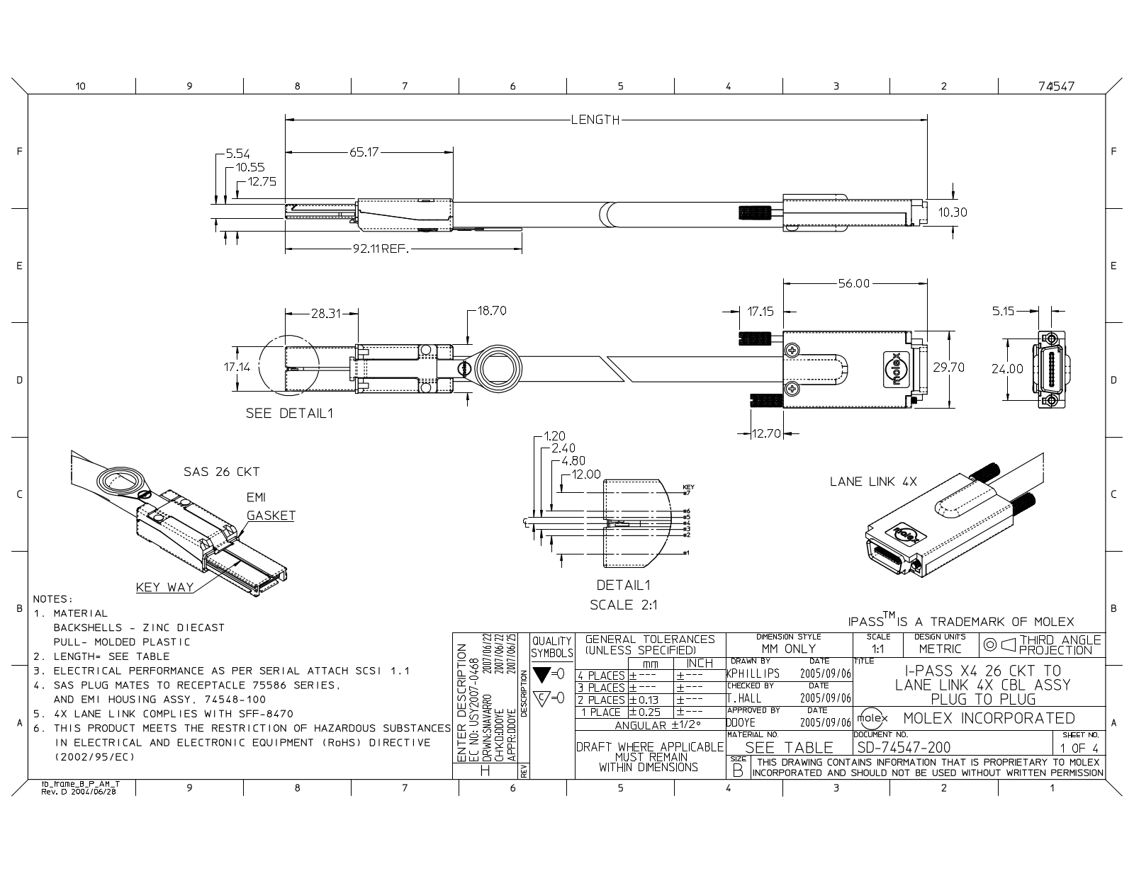 Molex SD-74547-200 Schematic