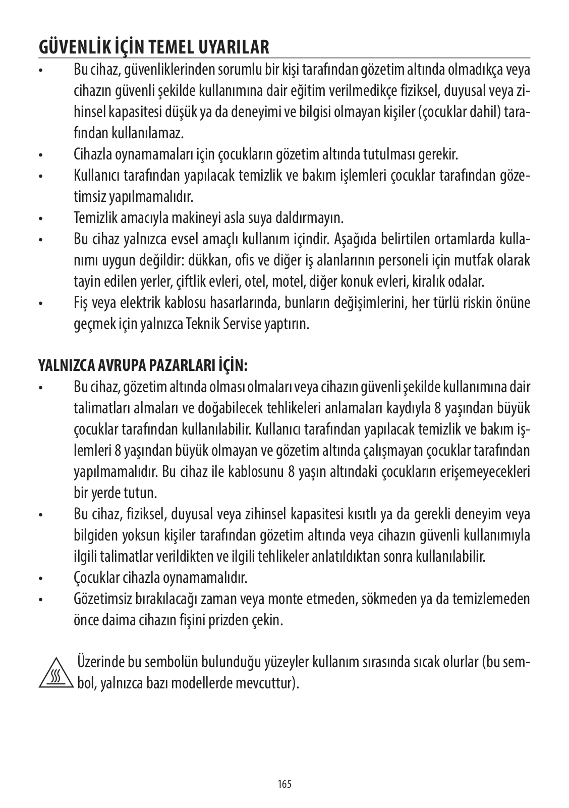 Delonghi ECOV311.BK, ECO311.W, ECOV311.AZ, ECOV311.GR, ECO311BK Instruction manuals