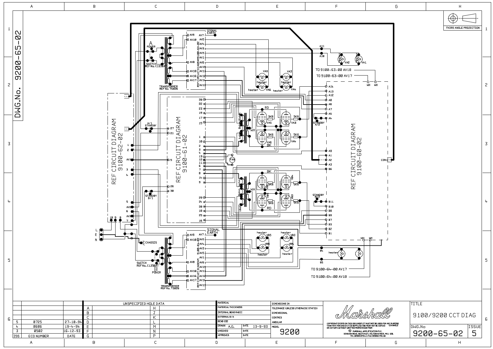 Marshall 9200 schematic