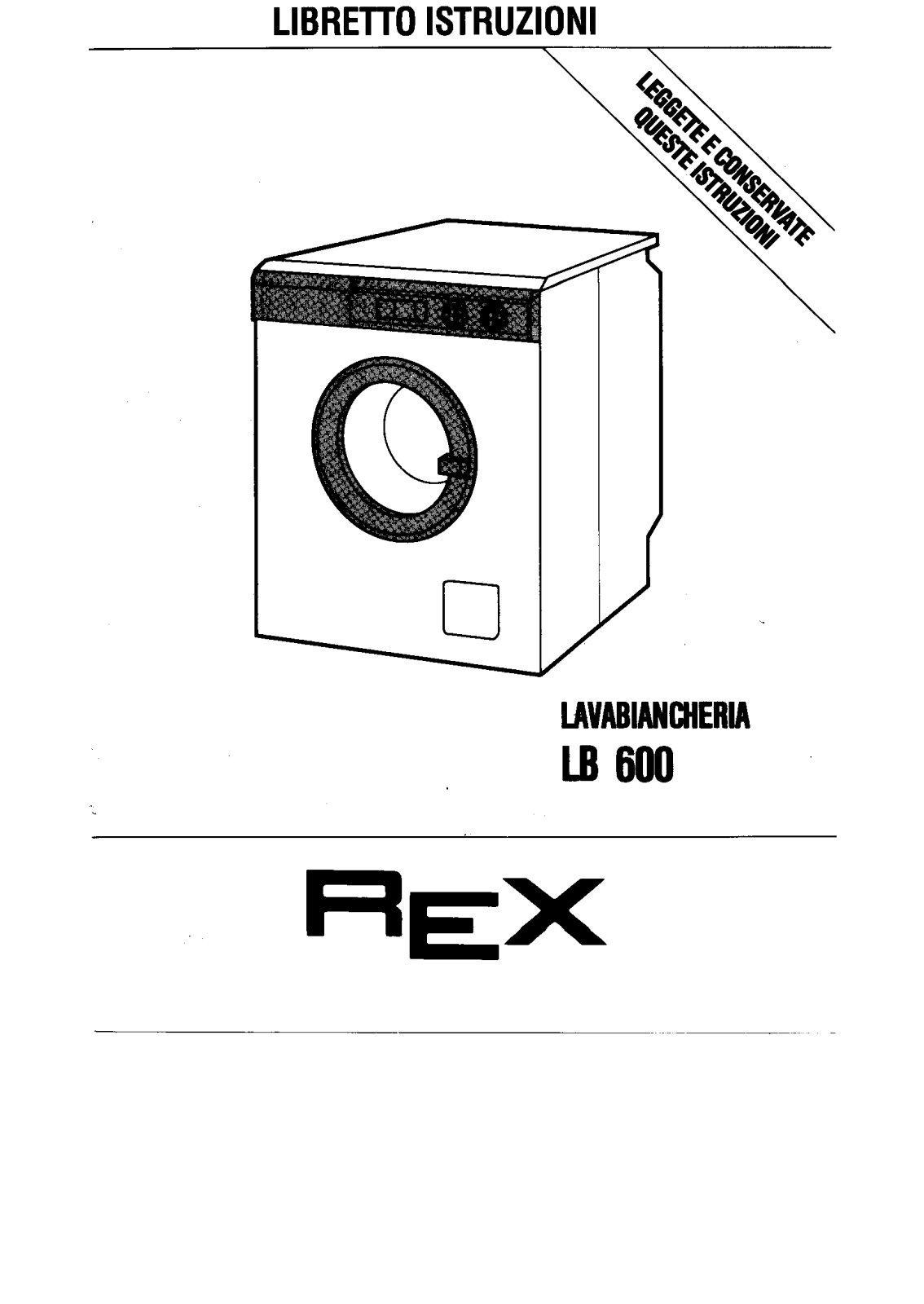 Rex LB600 User Manual