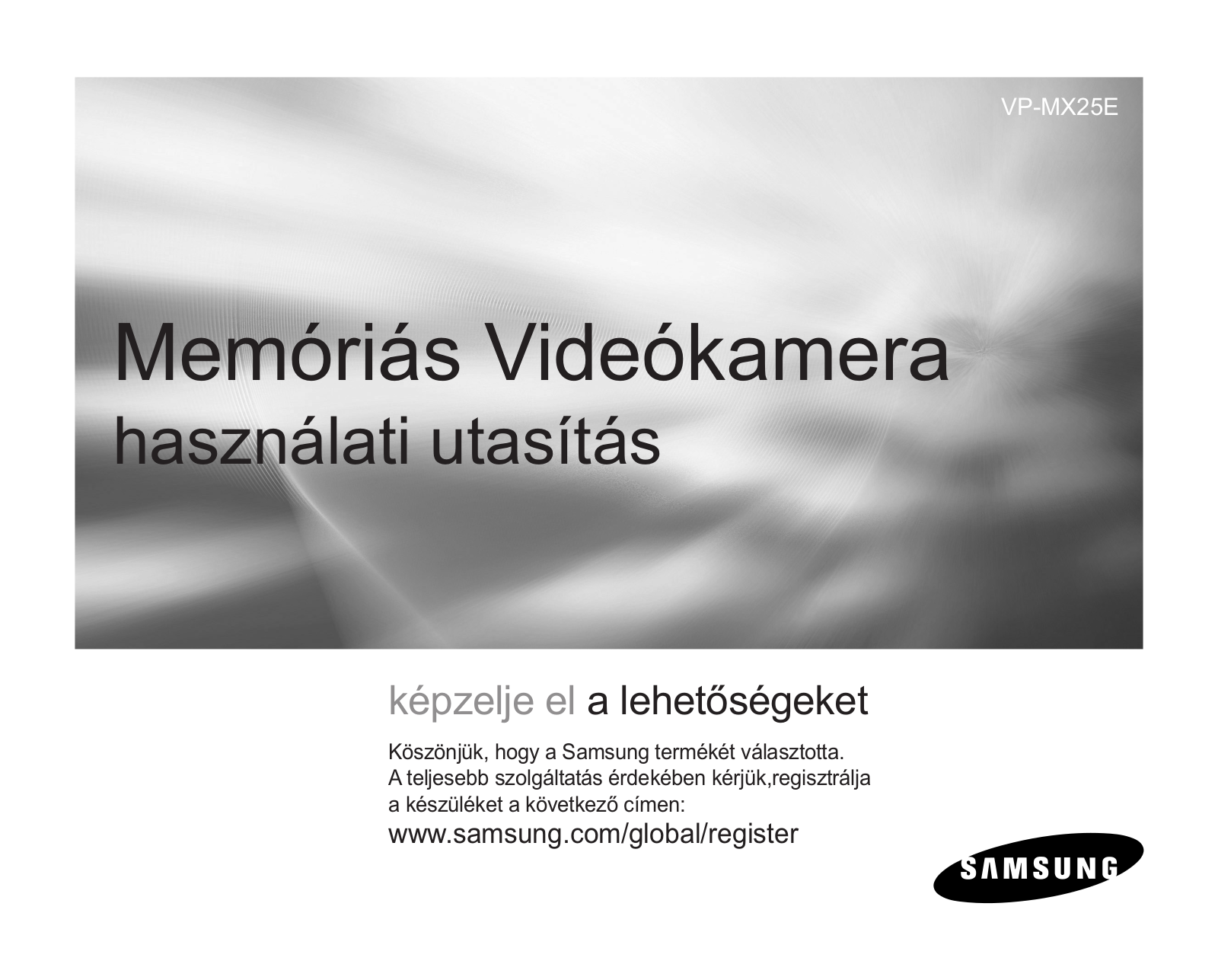 Samsung VP-MX25E User Manual