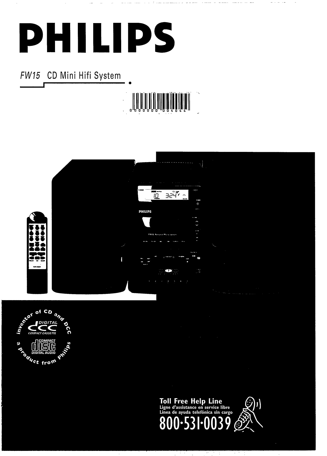 Philips FW15/22, FW15/21, FW15/21M, FW15/20, FW15 User Manual