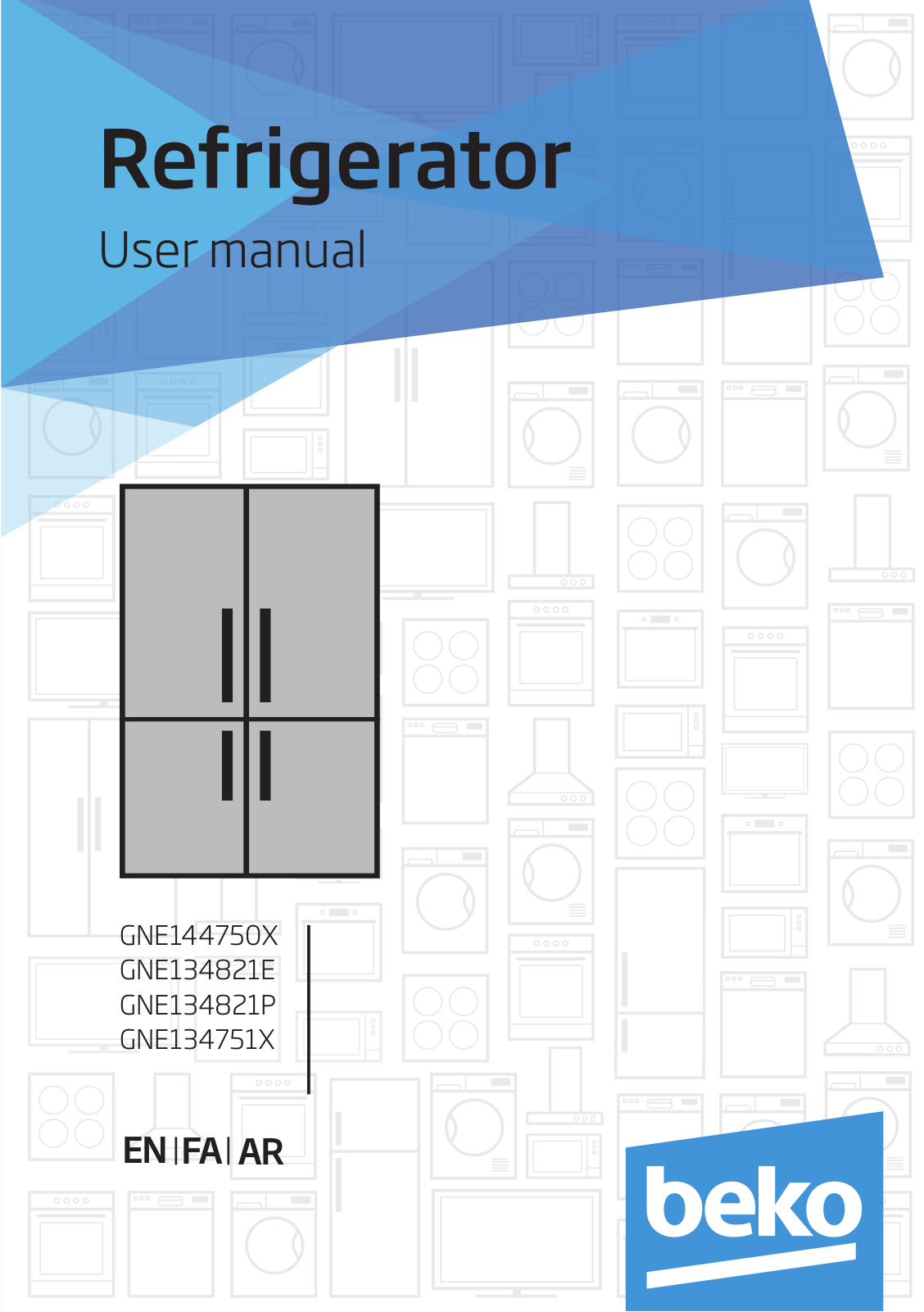 Beko GNE144750X, GNE134821E, GNE134821P, GNE134751X User manual