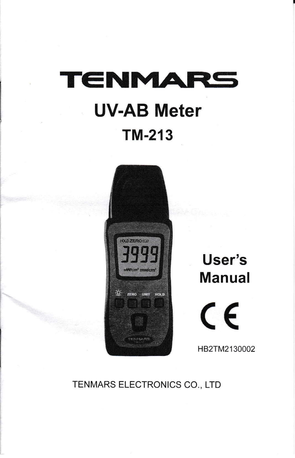 Tenmars TM-213 User Manual - ManualMachine.com