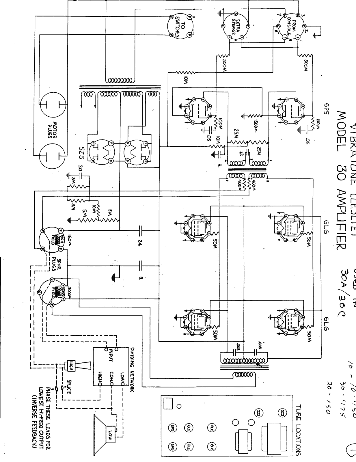 Leslie 30 schematic