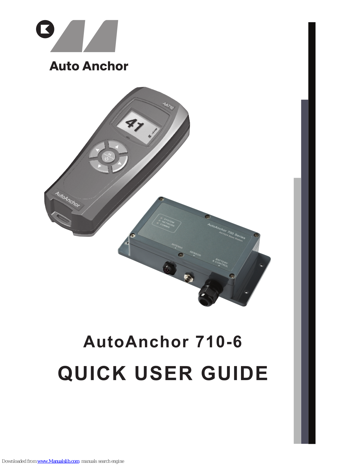 Auto Anchor 710-6 Quick User Manual - ManualMachine.com