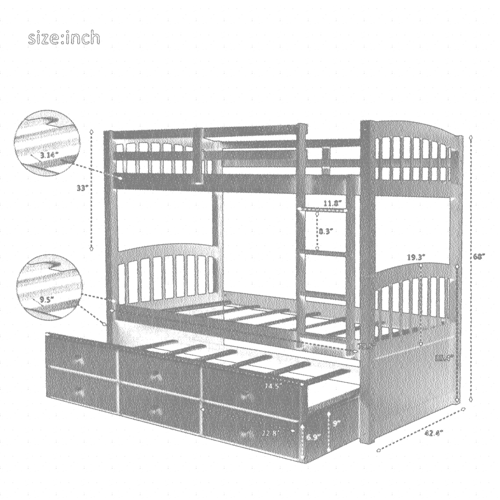 JIMDOA AMDO3569 Dimensions - ManualMachine.com