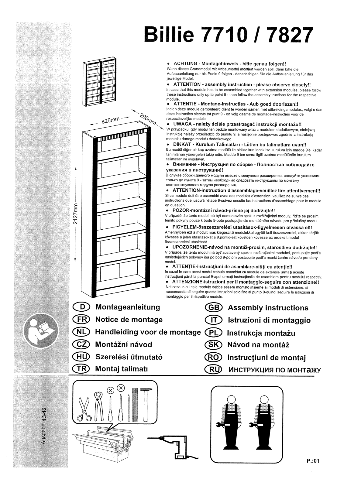 Home affaire Bergen Assembly instructions