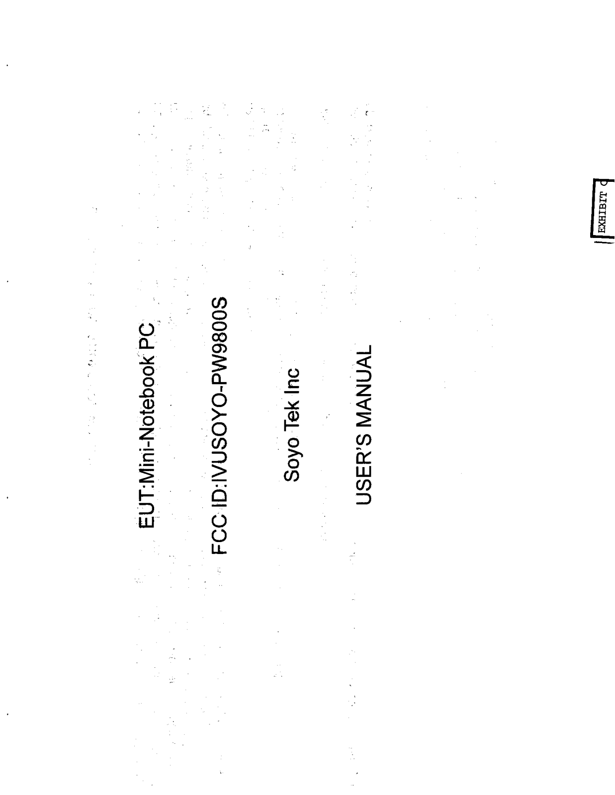 Soyo Tek SOYO PW9800S User Manual