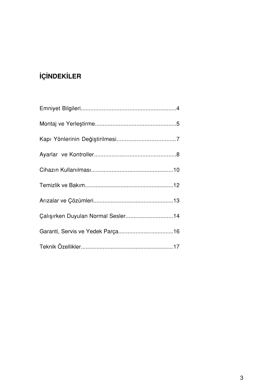 Electrolux ER3262BN, ER3261BN User Manual