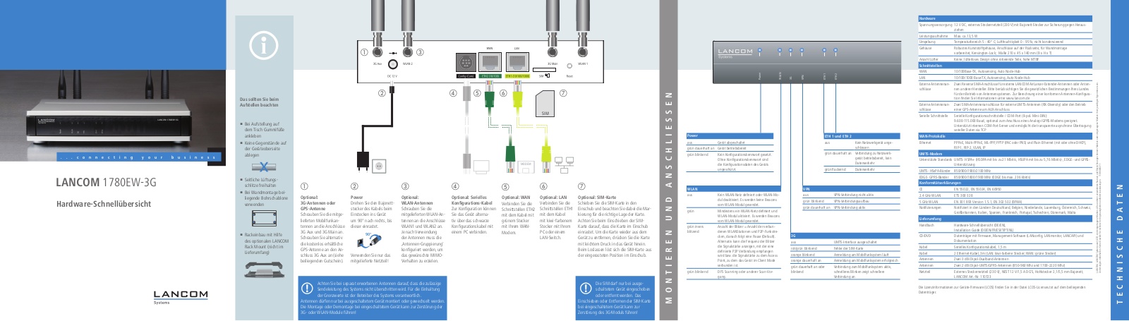 Lancom Systems 1780EW-3G User guide