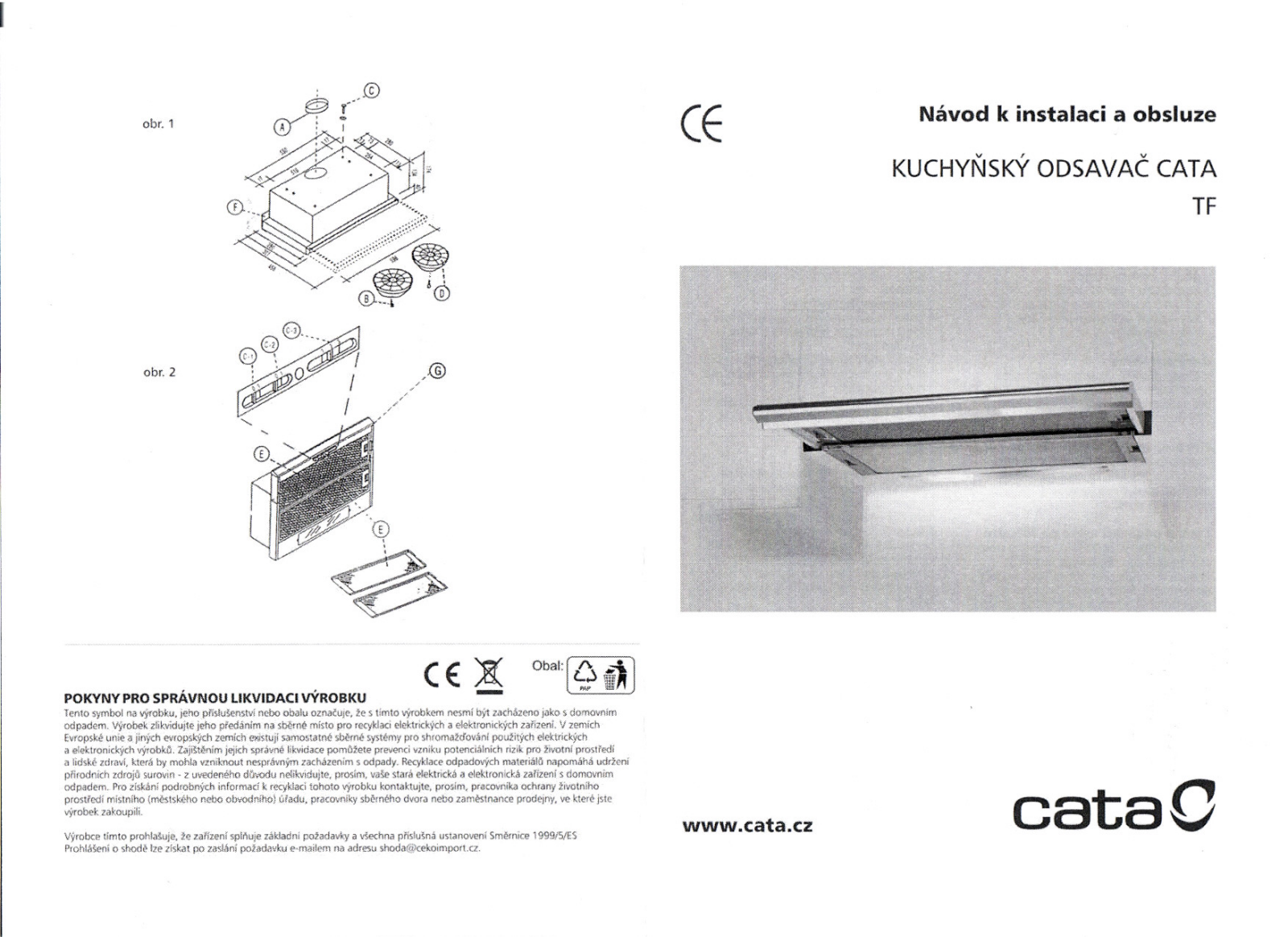 CATA TF 5060 User Manual