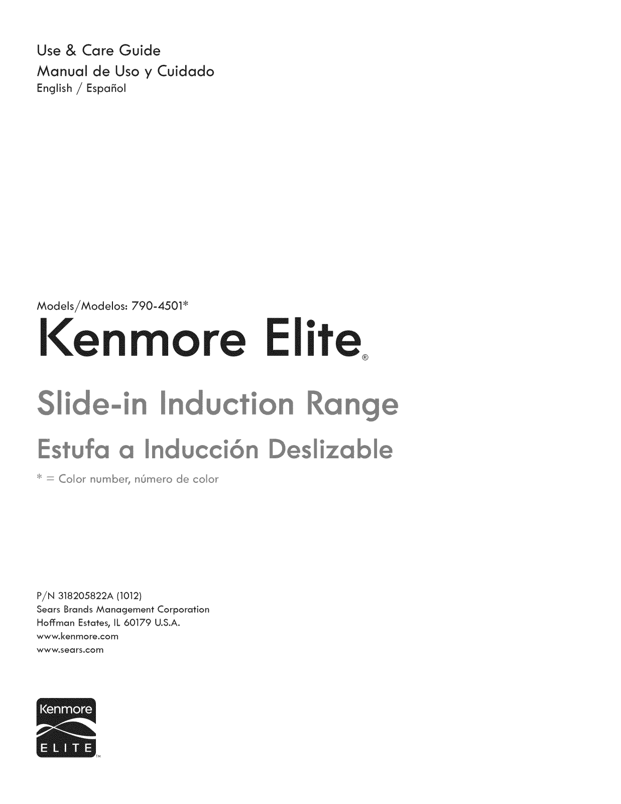 Kenmore Elite 79045013100 Owner’s Manual