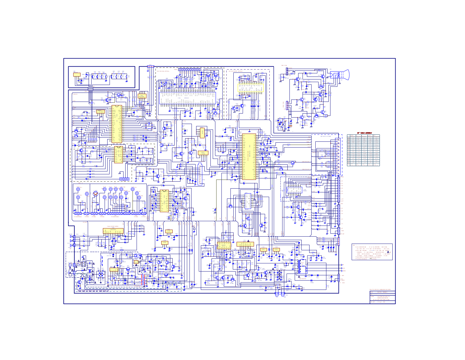 Skyworth 5N07, 5N11 Schematic