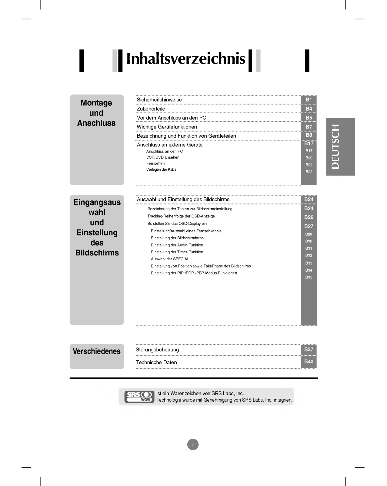 Lg M203WX user Manual