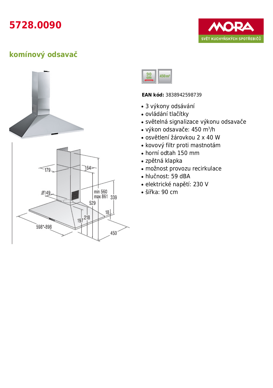 Mora OP 5728.0090 User Manual