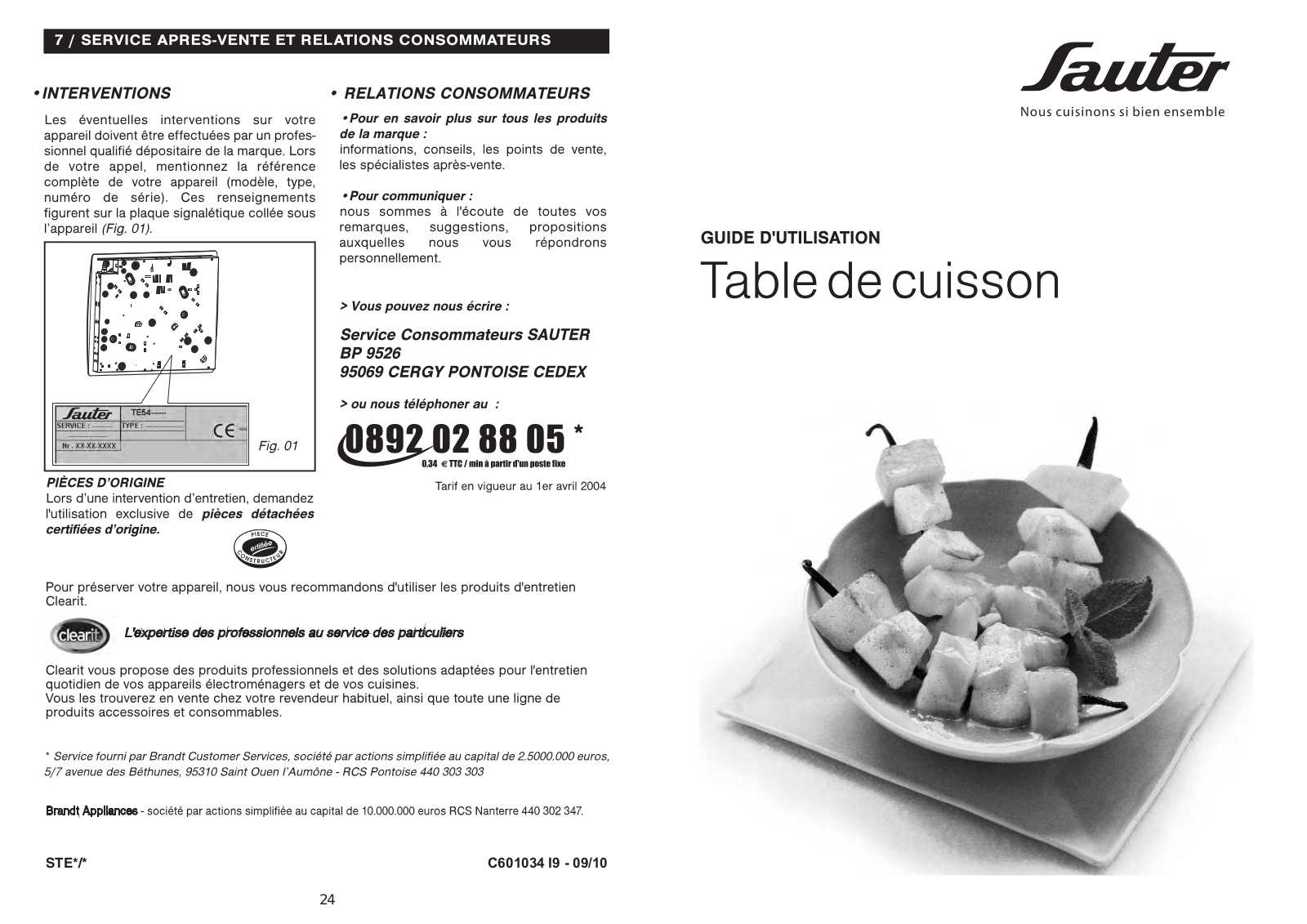 SAUTER STE116B, STE126X User Manual