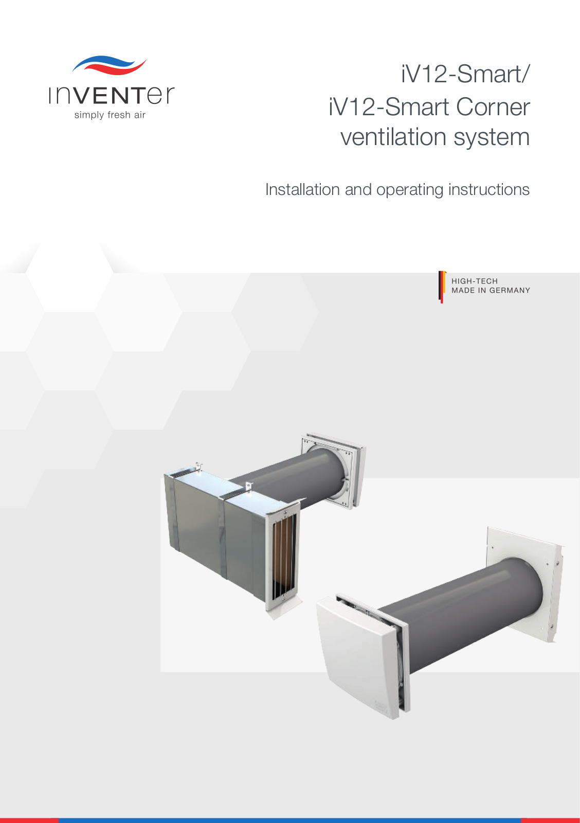 inVENTer iV12-Smart Corner, iV12-Smart Installation And Operating Instructions Manual