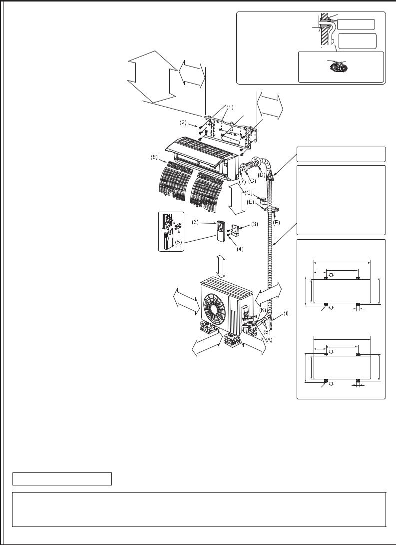 Mitsubishi Electronics MSZ-FE18NA, MSZ-GE24 Installation Manual
