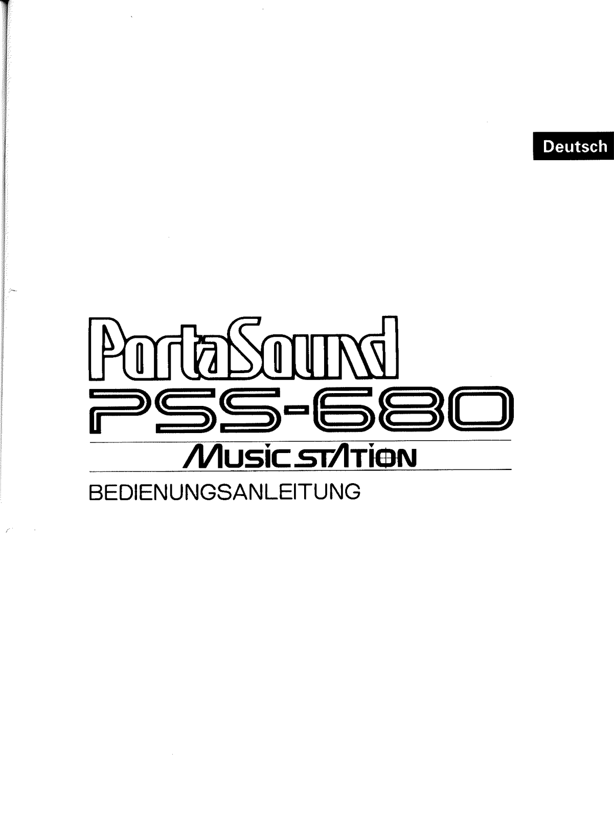 Yamaha PSS-680 User Manual