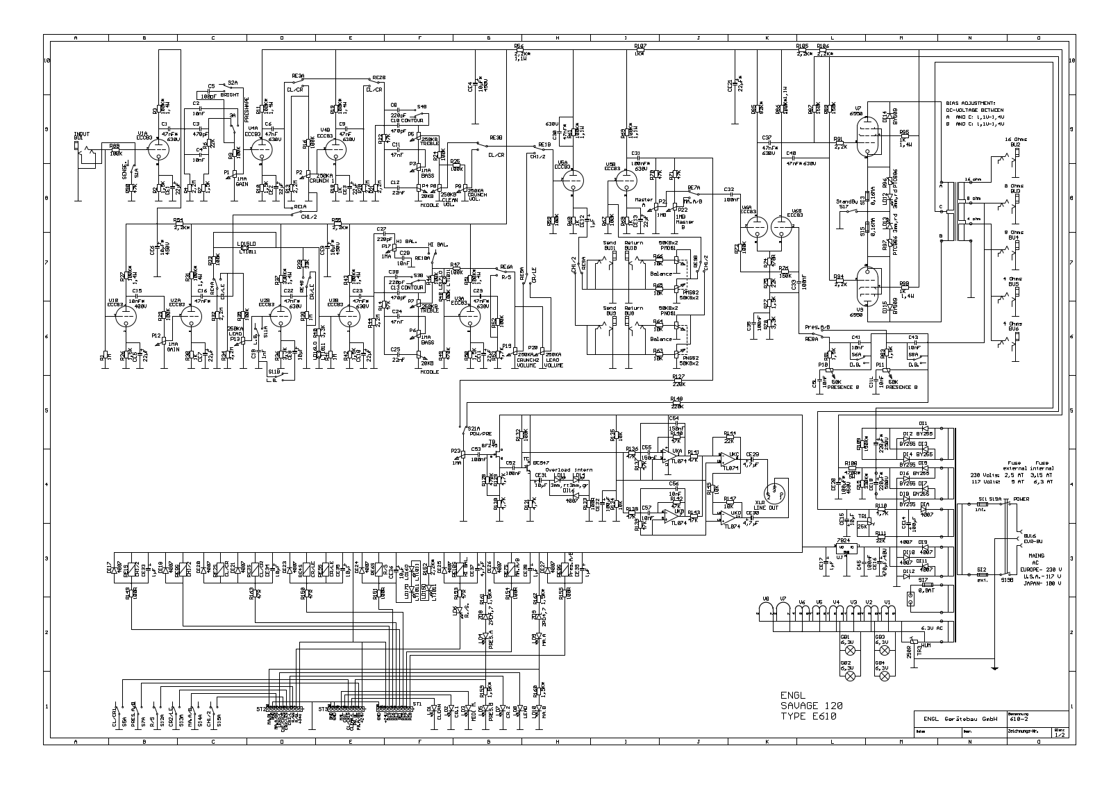 Engl e610 schematic