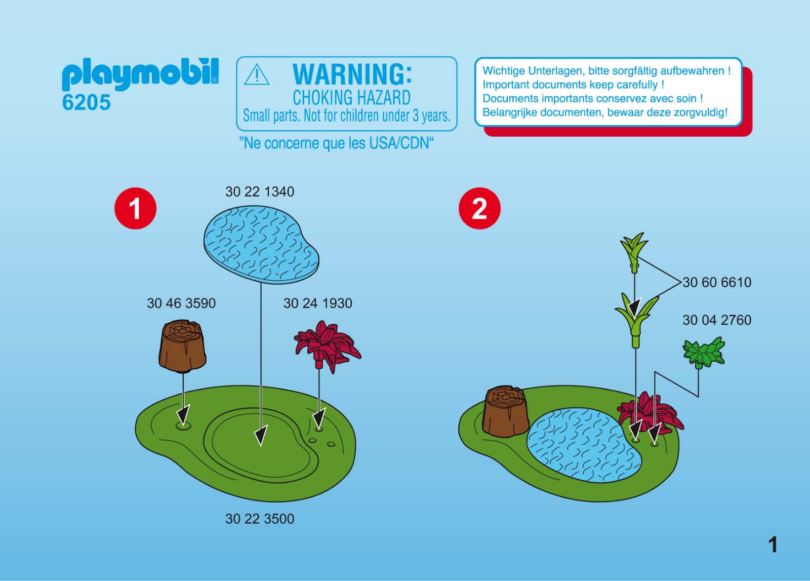 Playmobil 6205 Instructions