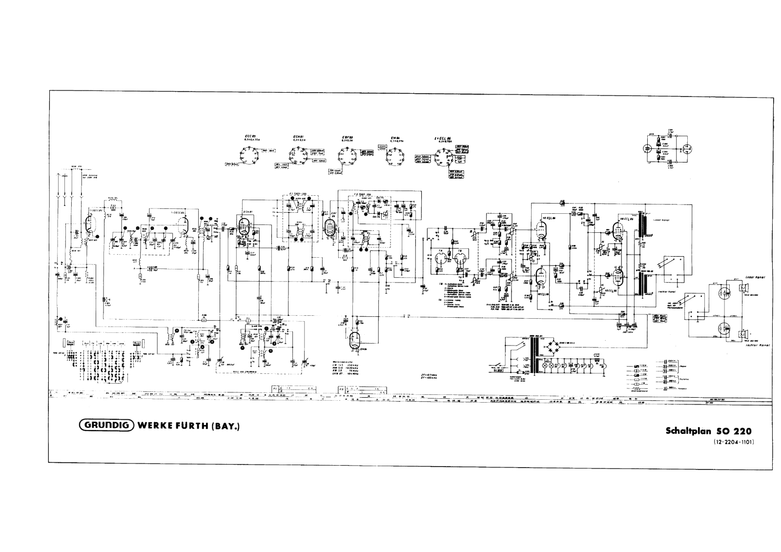 Grundig so 220 schematic