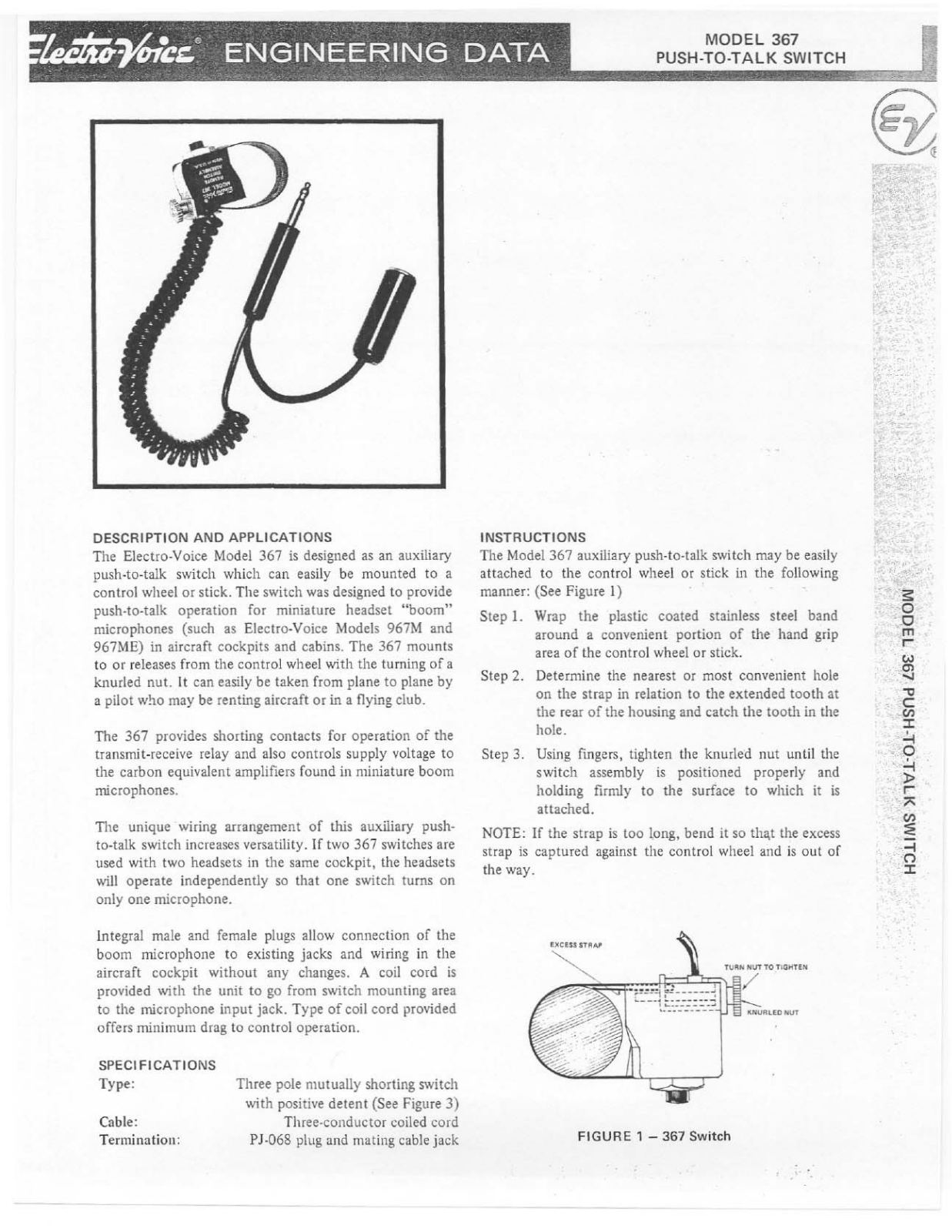 Electro-Voice 367 User Manual