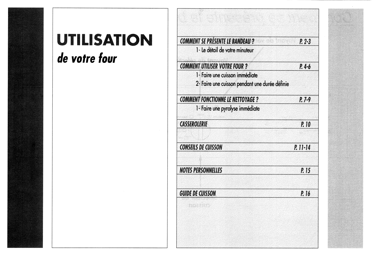 BRANDT FP391B, FP391C User Manual