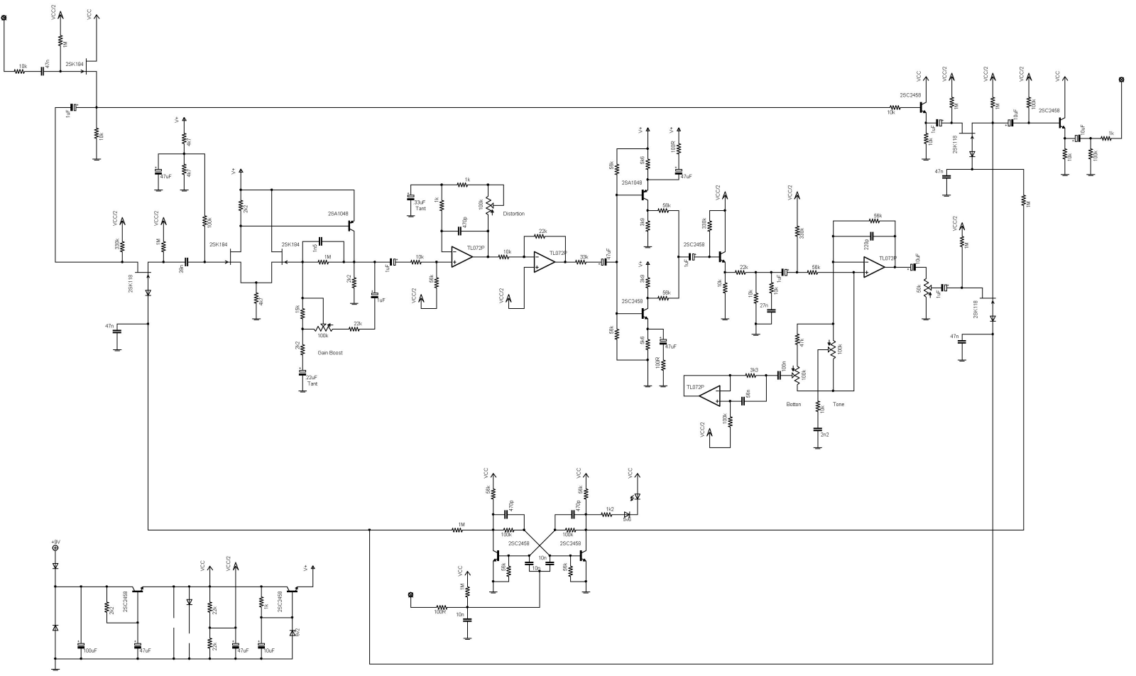 Boss md2 schematic