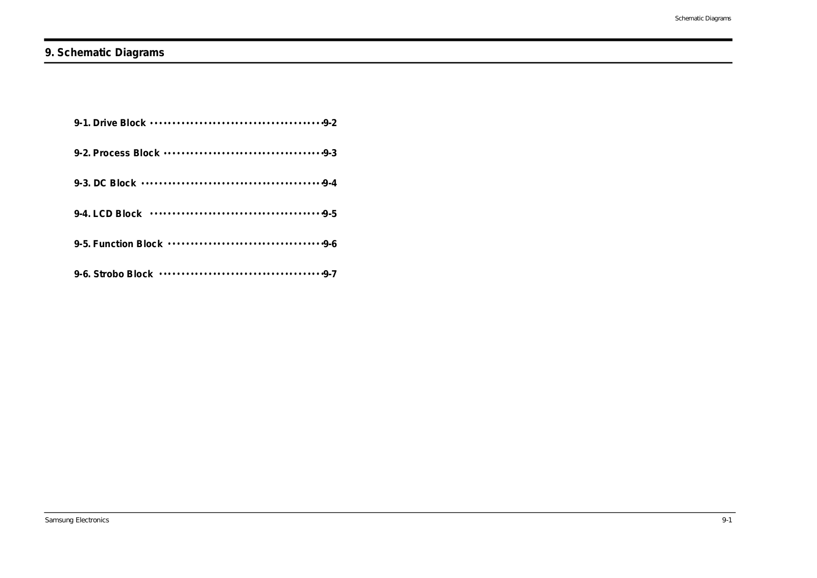 Samsung SDC-100 Schematics Diagram