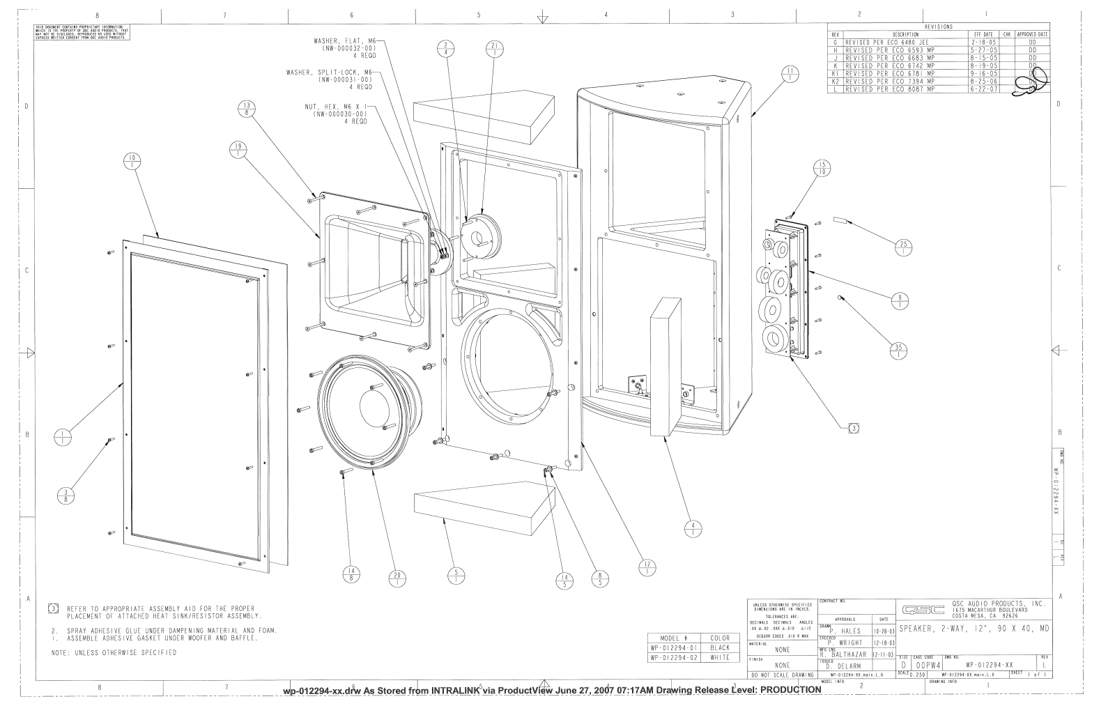 QSC md f122 94r schematic